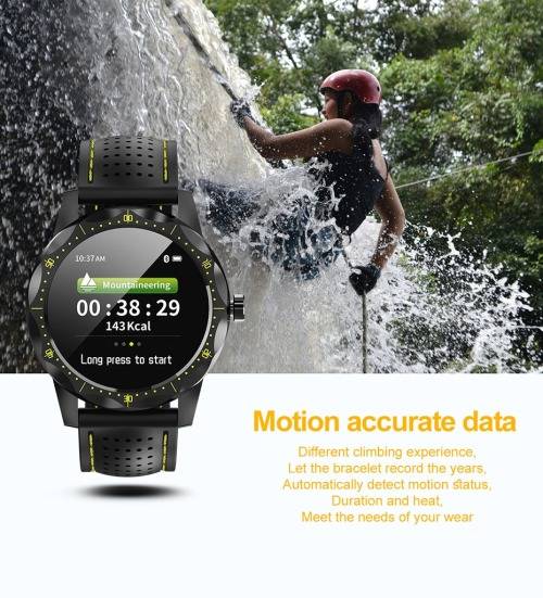 SKY 1 FITNESS HEALTH SPORTS SMARTWATCHES.YELLOW AND WHITE