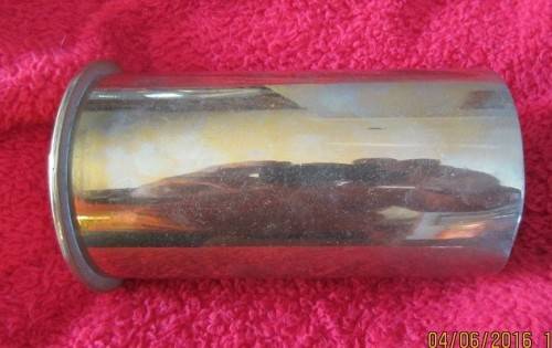 75 x 142 mm Brass Cannon Case dated 1910 DUSSELDORF