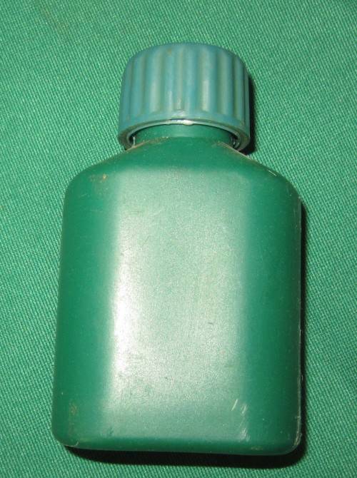 Oil Bottle - Soviet - Plastic