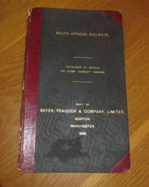 Illustrated Parts List for Garratt Steam Engine dated 1938