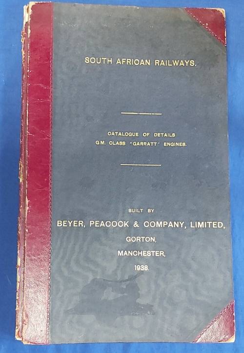 Illustrated Parts List for Garratt Steam Engine dated 1938