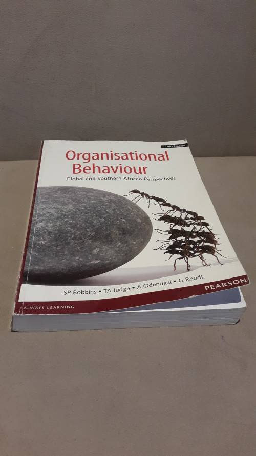 Organisational Behaviour. Global and Southern African Perspectives. 2nd edition. By Robbins, Judge