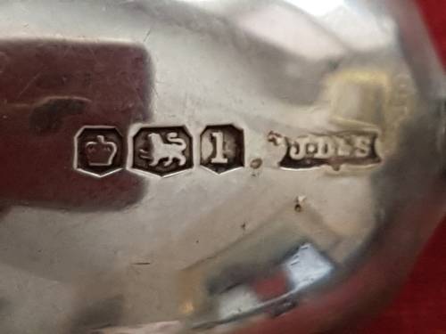 Hallmarked Spoon Pendant or Charm. 3.5 grammes of Solid Sterling Silver.
