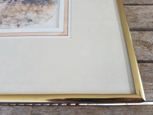 John Cullingworth. Stellenbosch. Original watercolour with exquisite detail. Framed without glass.