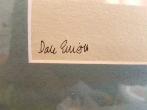 Dale Elliott. Hand signed and numbered print of Cape doorway. Framed.