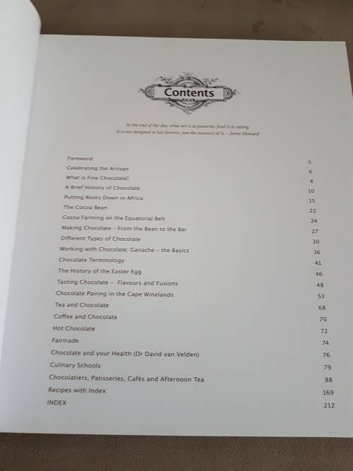 Chocolate`s African Odyssey Celebrating Chocolate in South Africa By Di Burger NEW BOOK
