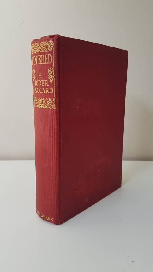 H. Rider Haggard. Finished. First American Edition 1917. Last Allan Quatermain thriller.