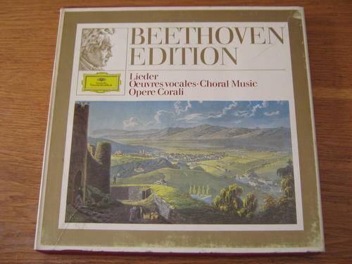 Beethoven : The Complete Lieder (Songs) , Choral Music, Opere Corali. 7 LP BOX SET ex. condition.