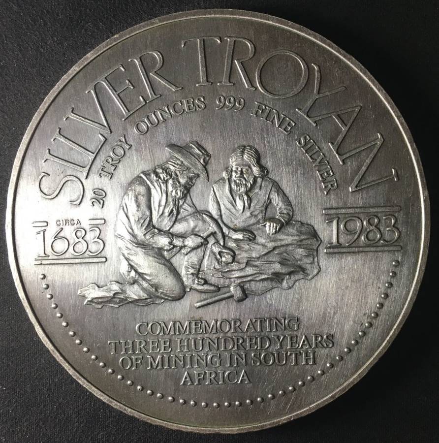 20 oz. SILVER .999 MEDALLION. (ONLY R349/oz.)