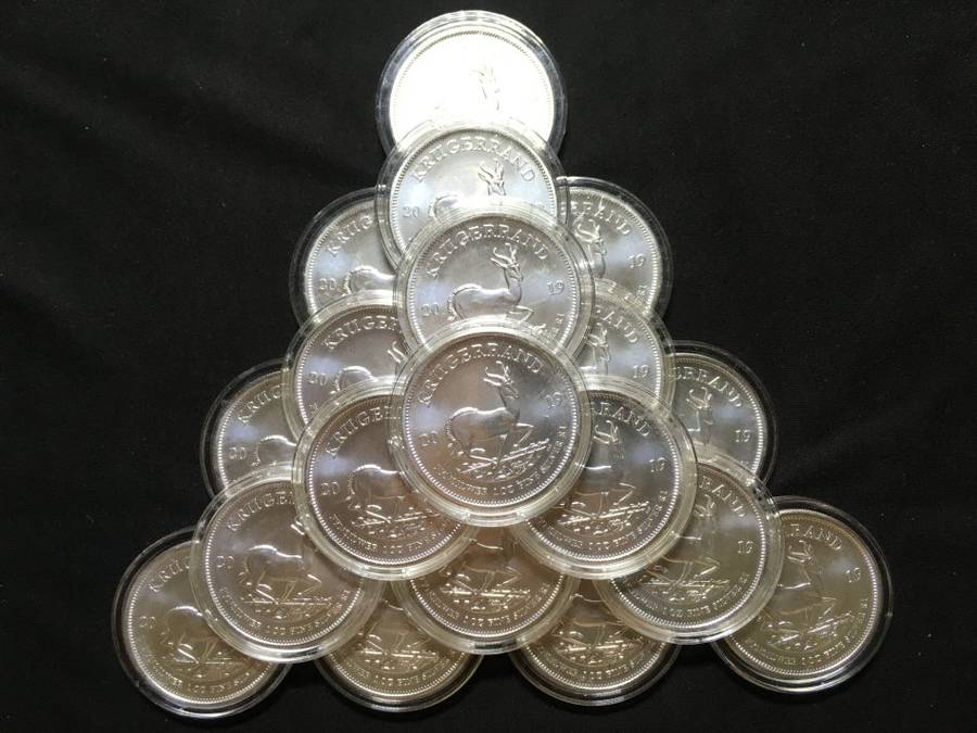 SILVER 1 oz. KRUGERRAND (FREE CAPSULE) 2019.