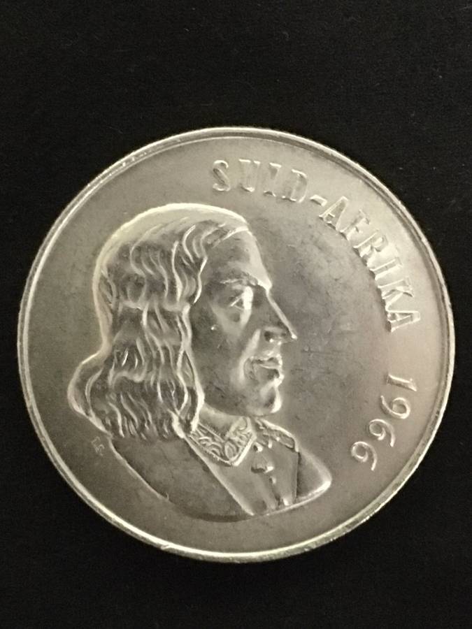 SILVER 1 RAND. 1966. A/UNC.