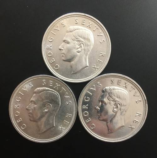 *SALE* SILVER (80%) 1949. 5 SHILLINGS.