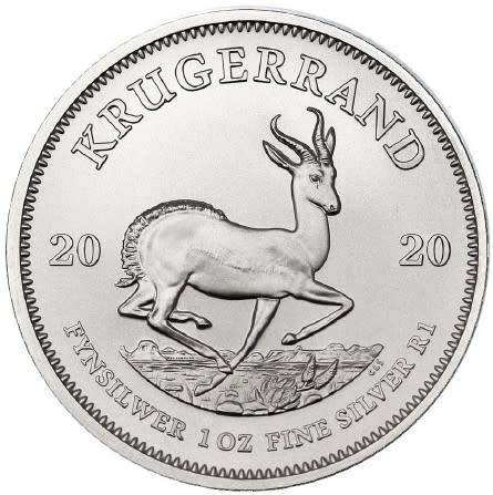 *SALE* | 2020 SILVER KRUGERRAND | BRILLIANT UNC.