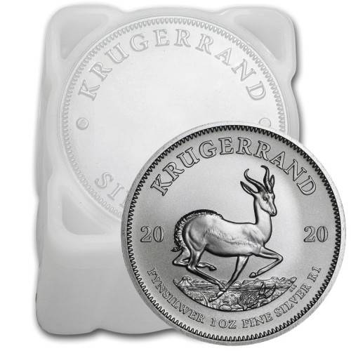 SILVER KRUGERRANDS | TUBE of 25 | 2020! | UNCIRCULATED