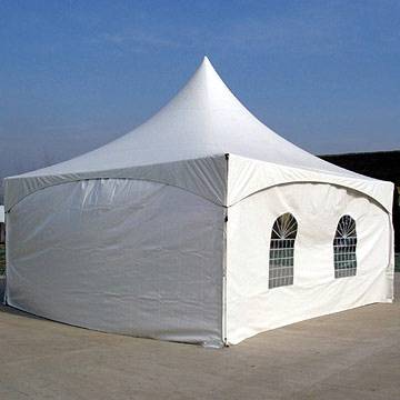 6 M X 6 M MARQUEE TENT PYRAMID PVC FREESTANDING Marquee Tent With Sides Complete With Free Windows