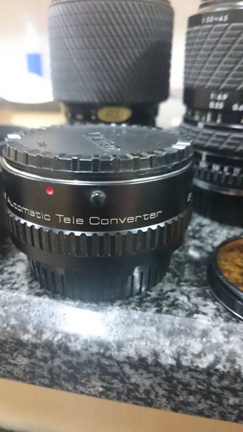 #Camera Yashica FX-2 + lenses with case#