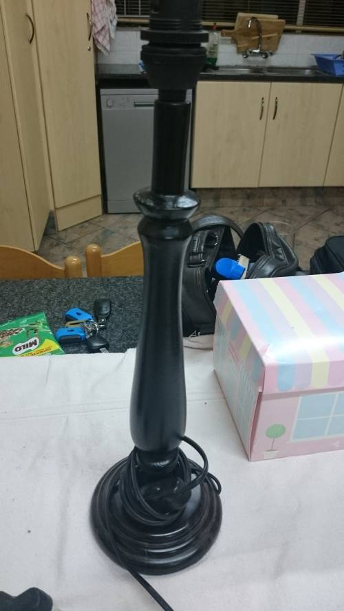 #bedside table lamps x 2#