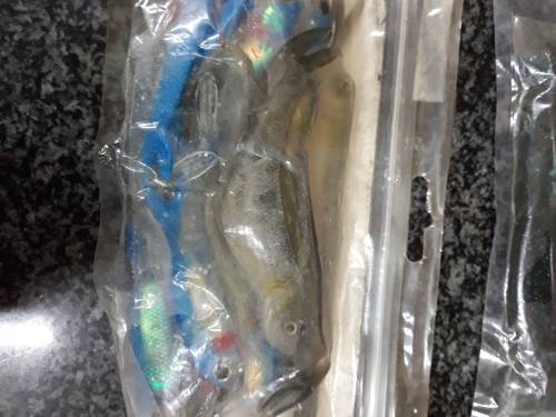##Job lot Bass fishing lures - Zoom,Cull-em etc. x 7##