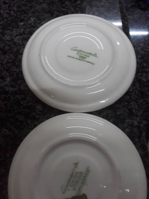 ##SAR espresso cup and saucer x 2 with logo##
