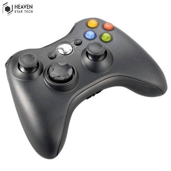 WIRELESS JOYSTICK FOR X-BOX 360 Controller Black | Heaven Star Tech®