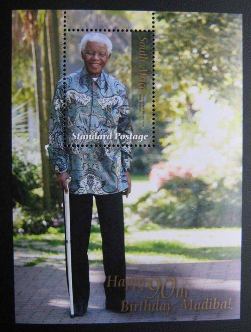 Nelson Mandela  2008 mini sheet