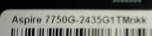 Acer Aspire 7750G 17. 3" Laptop i5 2GB Duel HDD bay