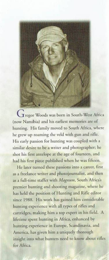 Gregor Woods, Rifles for Africa (hunting)