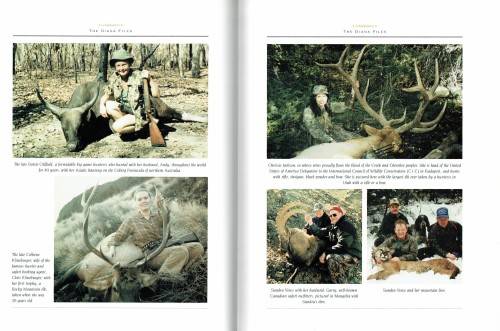 The Diana Files (Fiona Claire Capstick) Limited edition. Hunting. Woman hunters.