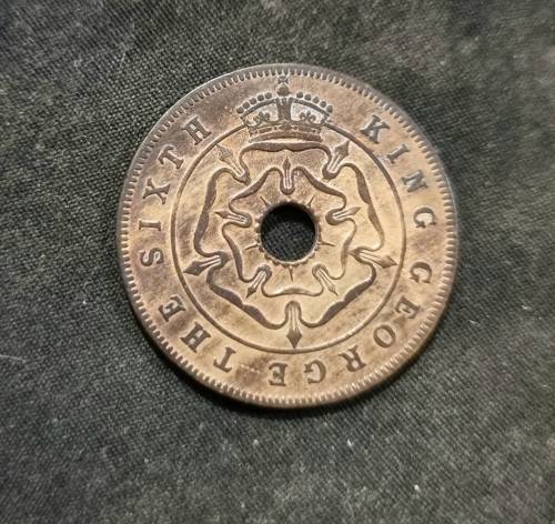 1950 Southern Rhodesian Penny