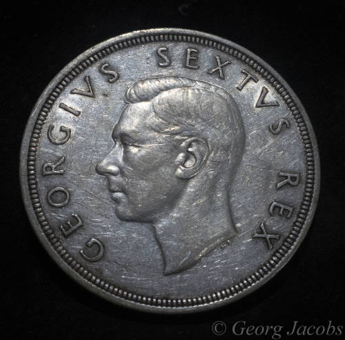 1950 Five Shillings- Stunning and Scarce - Start @ R1