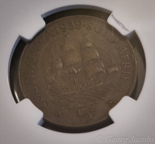 1939 Half-Penny- Sharp coin - NGC AU58BN - Start @ R1 !!