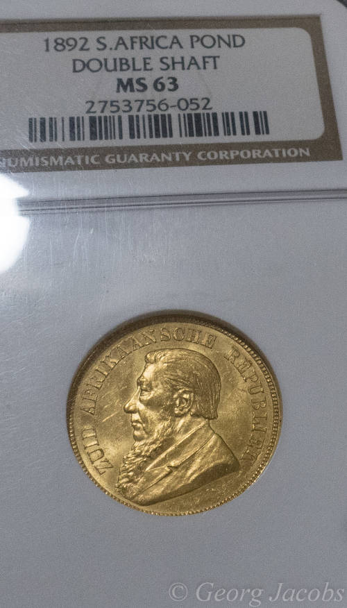 1892 Double-Shaft Pond NGC MS63 - Brilliant Uncirculated- Start @ R1 !!!