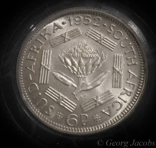1952 Sixpence Gem Unc PCGS MS65 Finest Known @PCGS - Start @ R1 !!!!