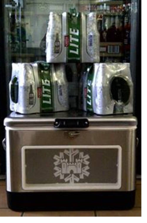 Castle Lite Stainless steel cooler box (Never been used)