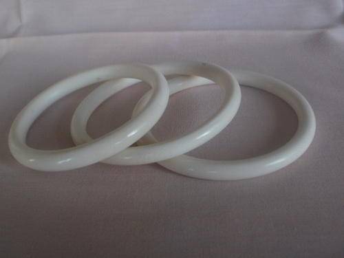 THREE IVORY BANGLES