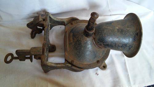 OLD LARGE BLACK & ENAMEL COFFEE GRINDER
