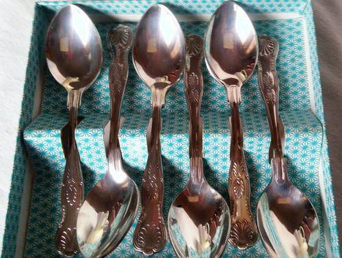 "EETRITE SILVERPLATED A1 KINGS" TEASPOONS