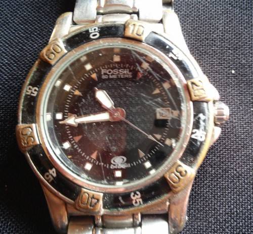 MENS FOSSIL QUARTZ WATCH