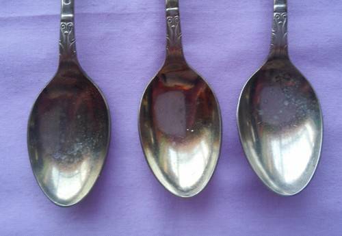 X3 SILVER PLATED APOSTLE TEASPOONS