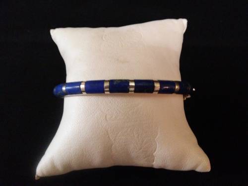 925 SILVER LAPIS LAZULI BANGLE