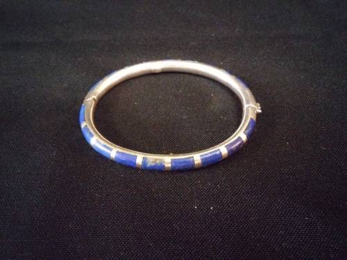 925 SILVER LAPIS LAZULI BANGLE