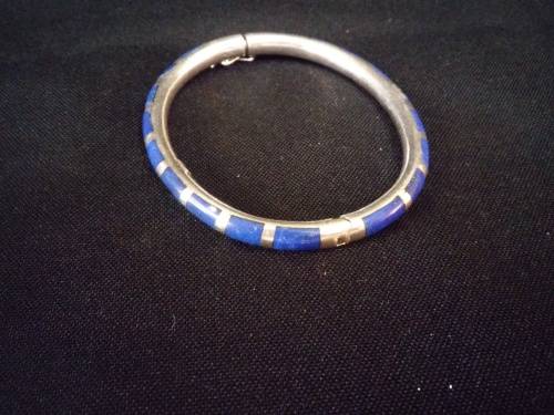 925 SILVER LAPIS LAZULI BANGLE