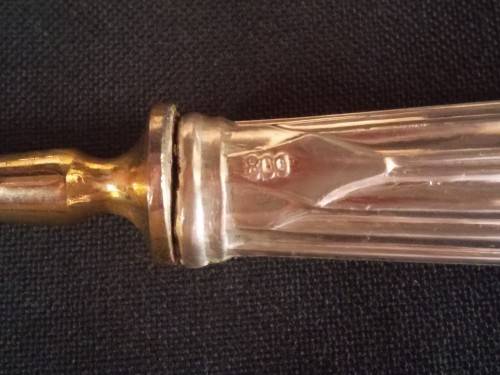 800 SILVER HANDLE SERVING SET