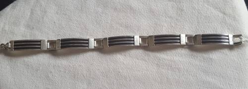 925 SILVER & ELEPHANT HAIR BRACELET