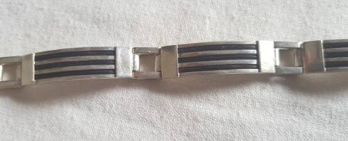 925 SILVER & ELEPHANT HAIR BRACELET