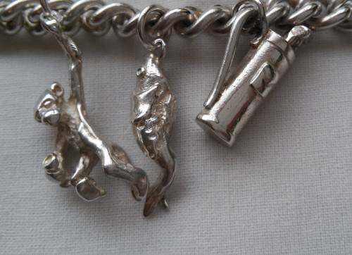 SILVER CHARM BRACELET (53.2GRAM)