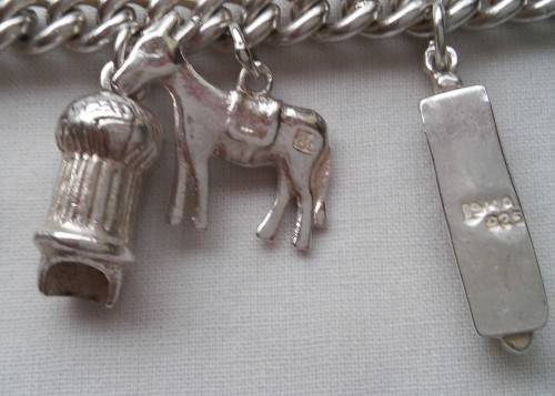 SILVER CHARM BRACELET (53.2GRAM)