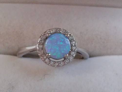925 SILVER & OPAL RING