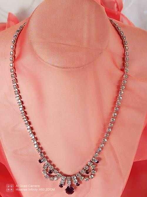 Diamante` Necklace and earrings