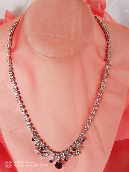 Diamante` Necklace and earrings
